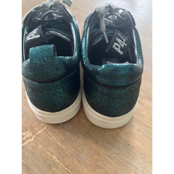 P448 Women's Soho Crackled & Snake-embossed Leather sneakers size 38 - Picture 3 of 14